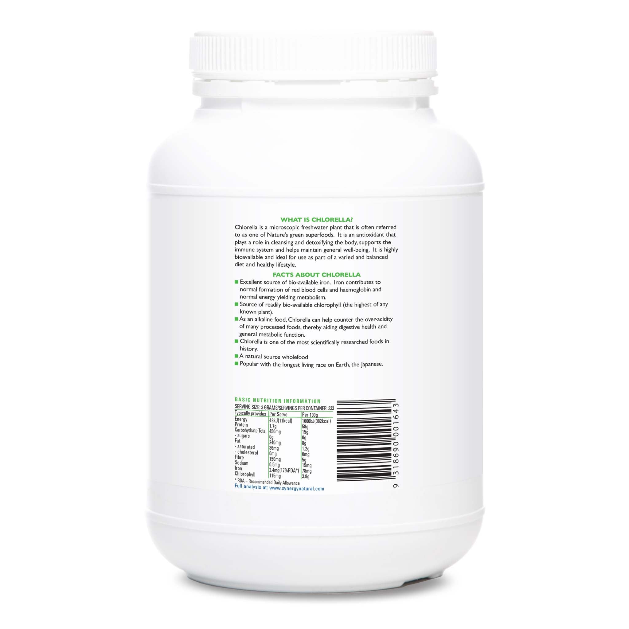 Chlorella 1kg outlet